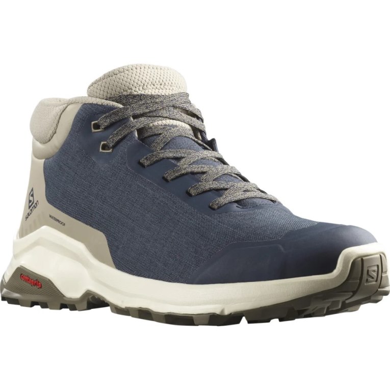 Navy / Khaki Salomon X Reveal Chukka CSWP Men's Winter Boots | IE HZ6357